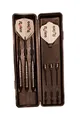 Produktbild: Roleo Steeldart/Softdart Kombi Pfeile 18g inkl. Dartbox, Ersatzspitzen + Alu Shafts