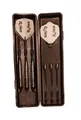 Produktbild: Steeldart / Softdart Kombi Pfeile 18g inkl. Dartbox, Ersatzspitzen + Alu Shafts