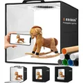 Produktbild: Fotobox Fotostudio Lichtzelt 30x30cm LED Beleuchtung Hintergrund USB