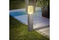 Produktbild: esotec LED Gartenleuchte Solar Standleuchte Bubble Tower Acrylblock mit Luftblasen H50cm 102555