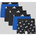 Produktbild: adidas Sportswear Trunks mit elastischem Logo-Bund im 5er-Pack in Black, Größe M