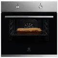 Produktbild: Electrolux Einbaubackofen Edelstahl-Design, Edelstahl, Metall, 59.5x59.4x54.8 cm, versenkbare Drehwähler, Backofenbeleuchtung, Küchen, Küchenelektrogeräte, Backöfen