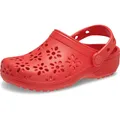 Produktbild: Crocs Unisex Kinder Classic Floral Cut Out Clog K Clog, Cherry Red, 34/35 EU
