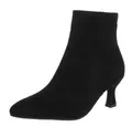 Produktbild: Ital-Design Elegante Stiefelette mit Absatz für Damen - Alltagsschuhe Stiefelette (89852617) Pfennig-/Stilettoabsatz Stiefeletten in Schwarz
