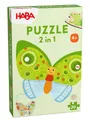 Produktbild: Haba Puzzle 2in1, Puzzleteile, Kinder Spiel und Spaß beidseitig Holzpuzzle