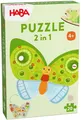Produktbild: 20 Teile HABA Kinder Puzzle 2 in 1 Schmetterling 2010075001
