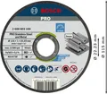 Produktbild: BOSCH Trennscheiben Standard for Inox 2608603254