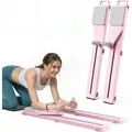 Produktbild: Multitrainer – 4-in-1 Pilates-Board, Push-Up-Bauchmuskel-Roller, Platzsparend, Bauchmuskelübungsgerät für Ganzkörpertraining - Rosa