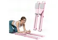 Produktbild: MERACH Multitrainer 4-in-1 Pilates-Board, Push-Up-Bauchmuskel-Roller, (2-tlg, 6,8kg Widerstandsband, Core-Training für Bauch, Arme, Beine, 1-St., zerlegbarem Design, Kniepolster, Heimstudio-tauglich, Anti-Rutsch), Platzsparend, Bauchmuskelübungsgerät für Ganzkörpertraining
