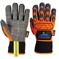 Produktbild: Portwest Aqua-Seal Pro Winter-Stoss-Schutz-Handschuh, Größe: XXL, Farbe: Orange/Blau, A726O4RXXL