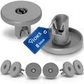 Produktbild: VIOKS 8x Korbrollen Geschirrspüler Unterkorb Ersatz für AЕG Elеctrolux Juno Zanussi 50269971003 5028696500/4 50286965004 Rollen für Spülmaschinenkorb - Spülmaschinen Rollen Unterkorb Hitzebeständig