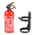 Produktbild: EXDINGER Pulver-Feuerlöscher kompakter BC Pulver-Autofeuerlöscher gemäß DIN EN 3-7 (1 kg), Dauerdruck, BC Pulver, (2-St) Dauerdrucklöscher, Sicherungskeil, mehrfach befüllbar