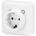 Produktbild: GEWISS Fi-Steckdose 2f ws glz Energy UP IP21 ZP - Weiß