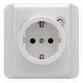 Produktbild: GEWISS GW95922 RCD FI-Steckdose 16A/0,03A IP21