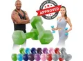 Produktbild: Miweba Sports Gymnastikhanteln 2er-Set NKH100, bodenschonend, 0,5-10 kg, Anti-Rutsch-Oberfläche (Grün, 2x 3,0 Kg)