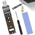 Produktbild: M.2 NVMe USB 3.2 Gen 2 Adapter 10 Gbit/s für M Key/B+M Key SSD UASP 2242/2260...