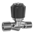 Produktbild: RIEGLER 136235-212.40-N Nadelventil, Messing vernickelt, IG/AG, Rp/R 1/4, DN 4, 1Stk