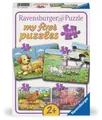 Produktbild: Ravensburger 4041 Kinderpuzzle - Kleine Bauernhoftiere