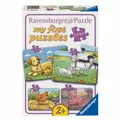 Produktbild: Ravensburger Puzzle Meine ersten Puzzles 4in1 Nutztierfamilien