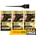Produktbild: Syoss Oleo 5-86 Sweet Brown Haarfarbe Intensive Radiant Rich Natural Tone 3er...