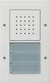 Produktbild: Gira 126766 Türstation AP 3fach, Türkommunikations-Systeme, Reinweiß