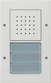Produktbild: Gira 126766 Türstation AP 3fach, Türkommunikations-Systeme, Reinweiß