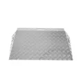 Produktbild: TRUTZHOLM Türschwellenrampe von 4-10 cm Höhe Traglast 250 kg Aluminium grau Stufenrampe Türrampe Überfahrhilfe (10-12 cm)