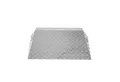 Produktbild: TRUTZHOLM Auffahrrampe Türschwellenrampe ca. 10 cm Höhe 60 cm Traglast 250 kg Aluminium grau (Stück, 1-St), Hohe Traglast, rutschfeste Oberfläche