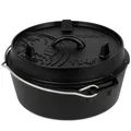 Produktbild: Petromax Dutch Oven Feuertopf 3,5 Liter Ofen Camping-Kochtopf Pfanne ohne Füße