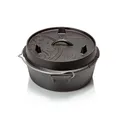 Produktbild: Petromax Feuertopf ft4.5-t Gusseisen Dutch Oven Boden plan ohne Füße Lagerfeuer