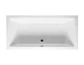 Produktbild: RIHO Lugo Rechteck-Badewanne, Einbau, 2-Sitzer, weiß glänzend, B137001005,