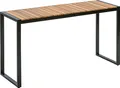 Produktbild: Dehner Balkontisch Chicago Wood, ca. 133 x 74.5 x 42 cm, FSC®-es Akazienholz / Metall, braun / schwarz