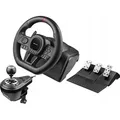 Produktbild: Tracer TRAJOY47345 SimRacer MANUAL GEARBOX 6 in 1 steering wheel - Lenkrad - Schwarz