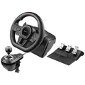 Produktbild: SimRacer - Lenkrad & Pedalen & Schalthebel Set - Wired Lenkrad & Pedale Set - Sony PlayStation 4