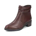 Produktbild: Rieker Damen Ankle Boots Y0551, Frauen Stiefeletten,reißverschluss,Stiefel,Bootee,Booties,halbstiefel,Kurzstiefel,braun (25),41 EU / 7.5 UK