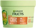 Produktbild: Garnier Fructis Keratin Sleek Haarmaske, Keratin-Sleek Komplex mit Arganöl, für intensive Glättung & langanhaltender Glanz, Sleek-Look, feuchtigkeitsspendend, für trockenes Haar, Anti-Frizz, 1x340ml