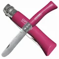 Produktbild: Opinel Kindermesser Klappmesser Taschenmesser abgerundete Klinge Buchenholz pink