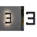 Produktbild: Paulmann 79844 Solar-Hausnummernleuchte 0.20 W Warmweiß Schwarz