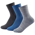 Produktbild: Devold - Daily Light Kid Sock 3-Pack - Merinosocken 28-30 | EU 28-30 grau/blau