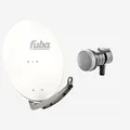 Produktbild: Fuba Sat Anlage 1 Teilnehmer | DAA 780 W Satellitenschüssel 80cm Alu weiß (Testergebnis: ausgezeichnet)* + Fuba DEK 117 Single LNB 1 Teilnehmer (DVB-S2, HDTV, UHD 4K/8K, 3D) mit LTE-Störfilter