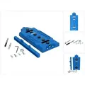 Produktbild: Kreg LR32 Lochreihen Bohrschablone 32 mm blau + 5 mm Bohrer ( KMA3232-INT )