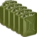 Produktbild: BW Kraftstoffkanister Metall Benzinkanister 5x 20 Liter Olivgrün RAL 6003 TÜV-geprüft und UN-Zulassung Made in Europe