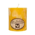 Produktbild: Bienenwachs - Stumpenkerze 65x75mm | KERZENFARM HAHN