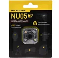 Produktbild: Nitecore LED Taschenlampe Nitecore NU05 V2 Mini LED Signal-Leuchte, Outdoor, Stirnlampe, USB-C
