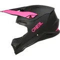 Produktbild: ONeal 1SRS Solid, Motocrosshelm - Matt Schwarz/Pink - XXL