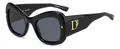Produktbild: Dsquared2 Sonnenbrille D2 0137/S  2M2/IR Schwarzes Gold Rauch Damen