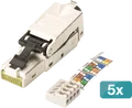 Produktbild: DIGI DN-93631-5 - Feldstecker RJ45, Cat.6a STP, 5 Stück