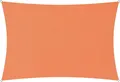 Produktbild: Lumaland Sonnensegel Rechteck Sonnenschutz 2x3m HDPE UV Schutz wetterfest Orange