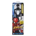 Produktbild: Hasbro Marvel Spider-Man Titan Series Black Suit Spider-Man figure 30cm (G28605X00)