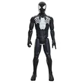 Produktbild: Marvel Spider-Man Titan Series Black Suit Spider-Man Action Figure, 30-cm-scale 
